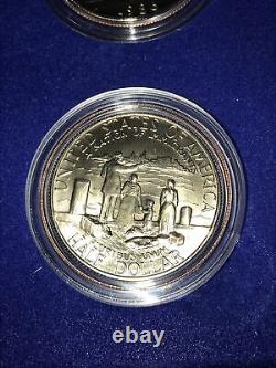1986 Statue Of Liberty Ellis Island Proof & UNC 6 Coin Silver & Gold Set, COA