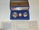 1986 Statue Of Liberty 3 Coin Proof Set Gold & Two Silver