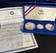1986 Statue Of Liberty Commemorative 3-coin Set Proof- 50c, $1, $5 Gold