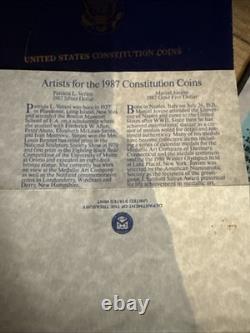 1986 Statue of Liberty Commemorative 3-Coin Set Proof- 50C, $1, $5 Gold