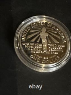 1986 Statue of Liberty Commemorative 3-Coin Set Proof- 50C, $1, $5 Gold