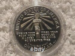 1986 US Liberty Coin Set-$5 Gold, $1 Silver &$0.5 Silver Coin withCOA and Box