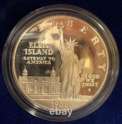 1986 US Liberty Proof Set 3 Coins $5 GOLD, SILVER & HALF DOLLAR, SPECIFICATIONS