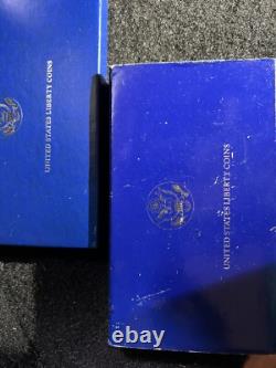 1986 US Mint Liberty Commemorative 3-Coin Silver and Gold Proof Set