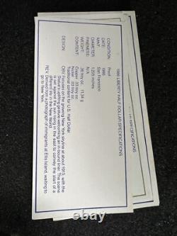 1986 US Mint Liberty Commemorative 3-Coin Silver and Gold Proof Set