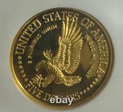 1986-W $5 Gold Statue of Liberty NGC PF69 Ultra Cameo Proof Coin
