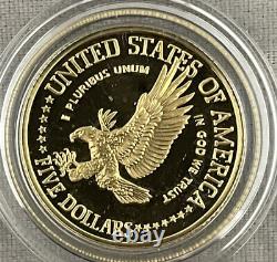 1986-W Proof $5.00 Dollar Liberty Gold Coin