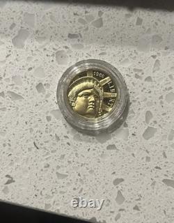 1986 W Statue of Liberty Centennial Commemorative Gold Proof $5 Coin