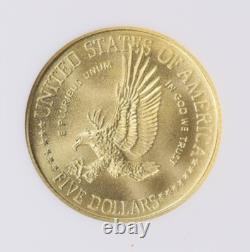 1986-W Statue of Liberty Centennial Gold $5 NGC MS70