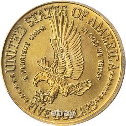 1986-W Statue of Liberty Commemorative Gold $5 ICG MS70