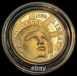 1986 statue of liberty? $5 gold coin BU uncirculated