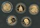 1987-1991 Lot Of 5 Different Commemorative $5 Gold Coins Unc Proff Ak 10/3