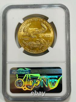 1987 $50 America Gold Eagle Liberty Coin NGC MS69 1oz