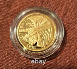 1987 $5 Gold Proof Bicentennial of the Constitution Commemorative Coin
