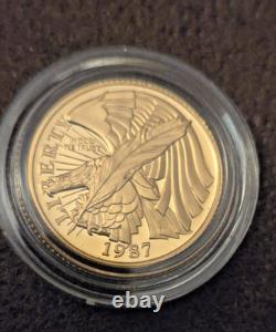 1987 $5 Gold Proof Bicentennial of the Constitution Commemorative Coin