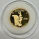 1987 Bugs Bunny 1/4 Troy Oz. 999 Gold Fine Proof Disney 50th Anniversary Le Coin