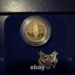 1987 GOLD U. S Mint $5 Dollars Proof US Constitution We The People Full Set COA