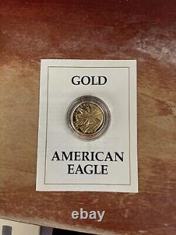 1987 Liberty Five Dollars Gold Coin Uncirculated Mint Certificate