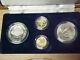 1987-s Us Constitution 4 Coin Set 2 $5 Gold And 2 Silver Dollars Proof And Bu