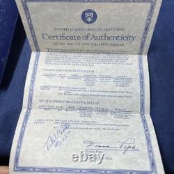 1987 USA Constitution 2 Coin Set Silver $1+ $5 Five Gold PROOF + COA- LOT P-1