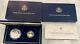 1987 Us Constitution 2 Coin Proof Set $5 W Gold & $1 Dollar Silver S Us Mint Coa