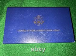 1987 US Constitution Coins, Gold and Silver R40c