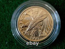 1987 US Constitution Coins, Gold and Silver R40c