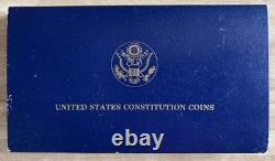 1987 US Constitution Coins Proof Set! We The People $5 Gold & Silver $1
