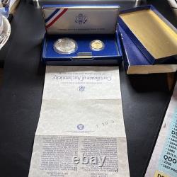 1987 US Constitution Coins Proof Set! We The People $5 Gold & Silver $1