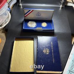 1987 US Constitution Coins Proof Set! We The People $5 Gold & Silver $1