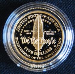 1987 US Constitution Coins Set of 2 (S1)