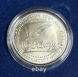 1987 US Constitution Original Government Packing (OGP) Four-Coin Gold & Silver