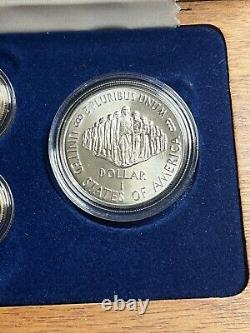 1987 US Constitution Original Government Packing (OGP) Four-Coin Gold & Silver