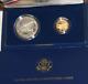 1987 Us Constitution Proof Coin Set $1 Silver & $5 Gold Coins Coa