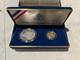 1987 Us Mint Constitution Coins Proof Set Silver Dollar & Gold Five Dollar W Coa