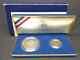 1987 U. S. Constitution Proof Coin Set $1 Silver & $5 Gold Coins With Coa & Case