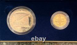1987 U. S. Constitution Bicentennial Silver Dollar $5 Gold Half Eagle