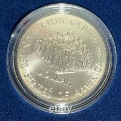 1987 U. S. Constitution Coin Set Gold $5 + Silver $1 with Box & COA