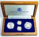1987 United States Constitution 4 Coin Set 2 Silver Dollars, 2 Gold $5 Proof