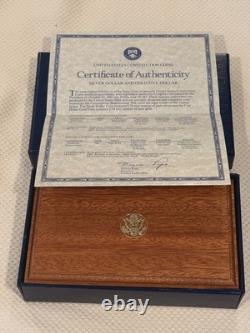 1987 United States Constitution 4 Coin Set 2 Silver Dollars & 2 Gold $5 withCOA