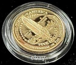 1987 United States Constitution Coins US Gold Coin 5 Dollar 8.3 grams 90% Gold 2