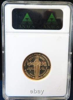 1987 W $5.00 GOLD CONSTITUTION PROOF. 24183oz AGW ANACS PF67 pr67
