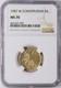 1987-w Constitution Gold $5 Commemorative Ngc Ms70