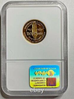 1987-W Constitution $5 Gold Coin, NGC Proof 69