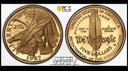 1987-W Constitution $5 Gold Five Dollar Proof Commemorative PR69DCAM PCGS