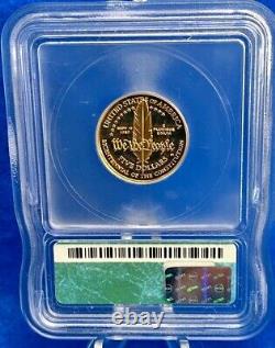 1987-W Constitution $5 Gold Proof Coin ICG PR70DCAM
