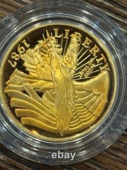 1987-W Constitution Bicentennial $5 Gold Coin 90% Gold US Mint Commemorative
