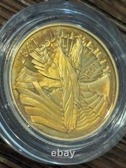 1987-W Constitution Bicentennial $5 Gold Coin 90% Gold US Mint Commemorative