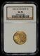 1987-w G$5 Us Constitution Commemorative Gold Coin Ngc Ms 70 Sku-g1009