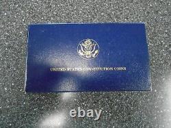 1987 W U. S. Constitution Bicentennial $5 Gold Coin w original box
